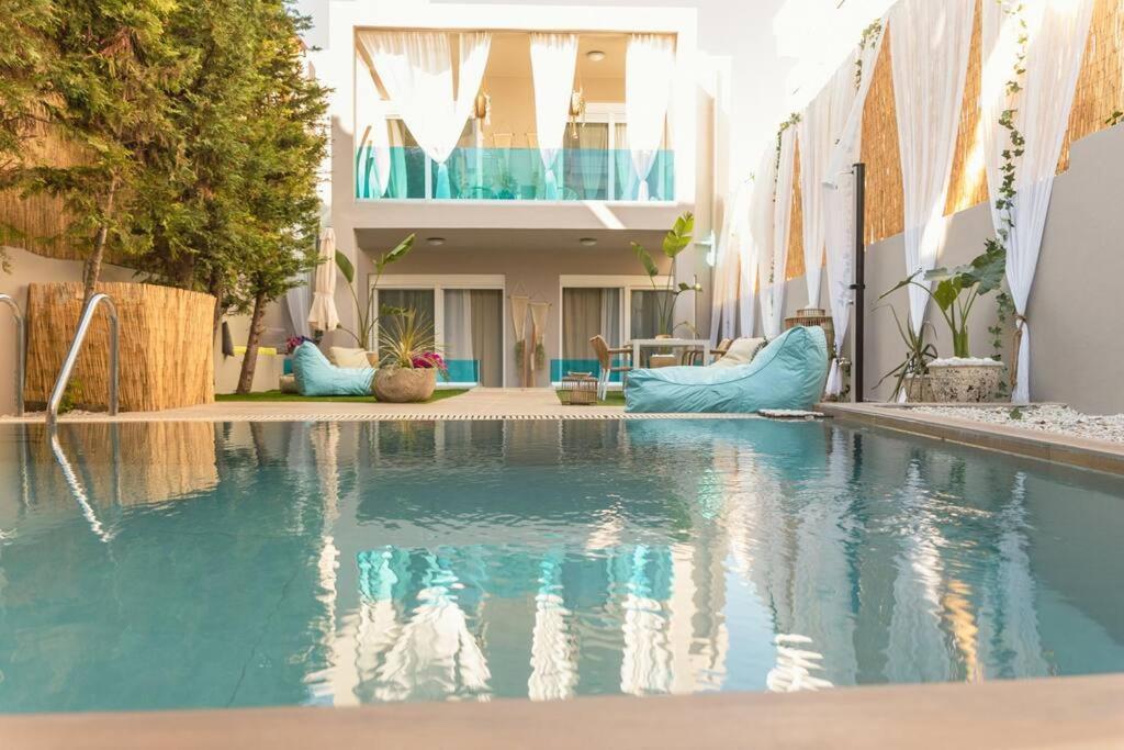 G&M Luxury Residence With Pool Chania  ภายนอก รูปภาพ